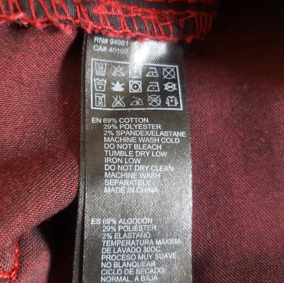 FOREVER 21 Red Skinny Jeans - Picture 5 of 6